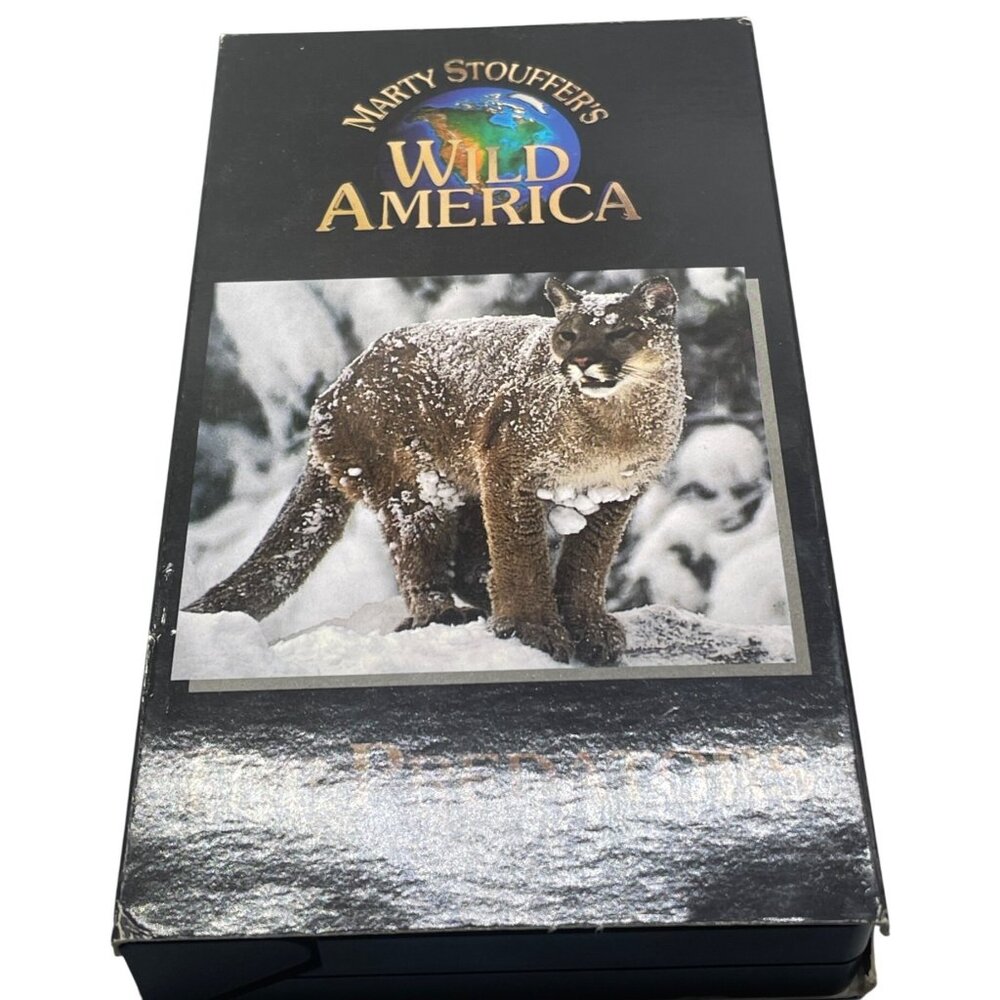 vintage marty stouffer's wild America the predators VHS 1994 English READ